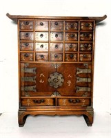 Asian Design Apothecary Chest