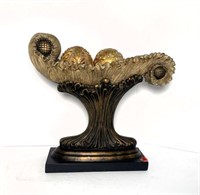 Decorative Composite Vase with Spheres