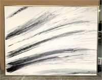 Huge Wall Size Abstract Painting on Canvas