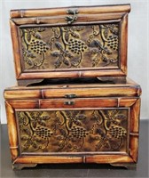 Bamboo and Tin Chests,