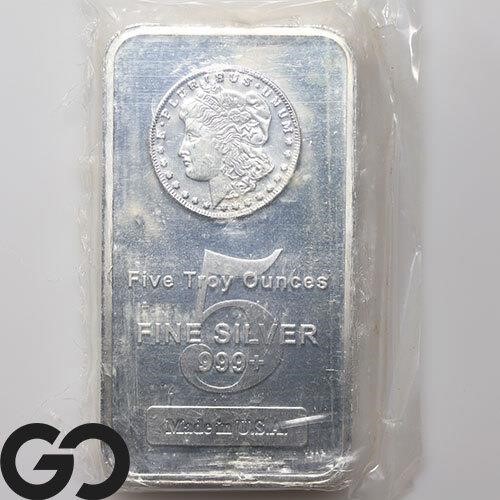 5oz Silver Bar, 0.999 Fine Silver Bullion