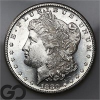 1880-S Morgan Silver Dollar, PL Obv, BU++ Bid: 60