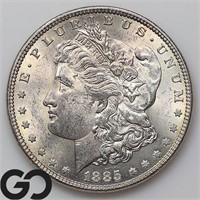 1885 Morgan Silver Dollar, BU++ Bid: 65