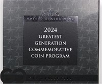 2024 Greatest Generation Commem Silver Dollar