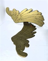 Pair of Painted Gilt Finish Wooden Angel Wings