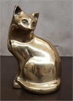 T. H. C Lacqured Solid Brass Made In Korea Cat