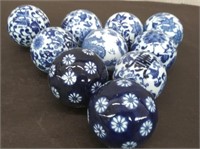 Box 10 Porcelain Decorative Balls