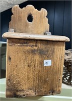 Primitive Wood Box w/ Lift Top