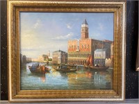 Weaver Oil Painting Venice Grand Canal