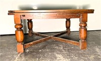 Chunky Wood Square Coffee Table