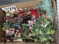 Lot of Artificial Decorative Berries