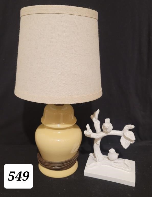 Lamp & Bird Figure