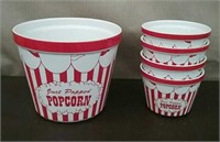 Box-Popcorn Set, 8 1/2" Bucket With 4 -5" Buckets