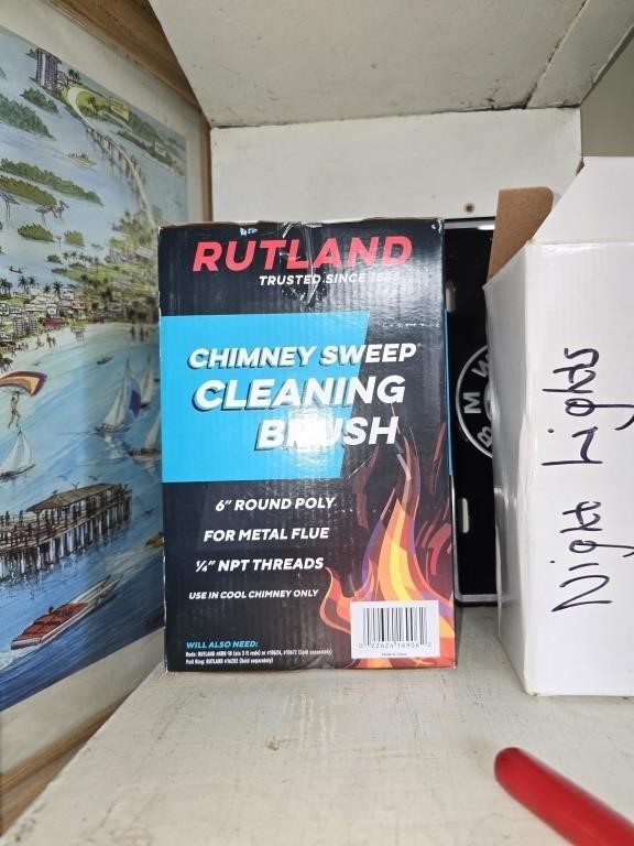 Rutland Chimney Sweep Cleaning Brush in Box