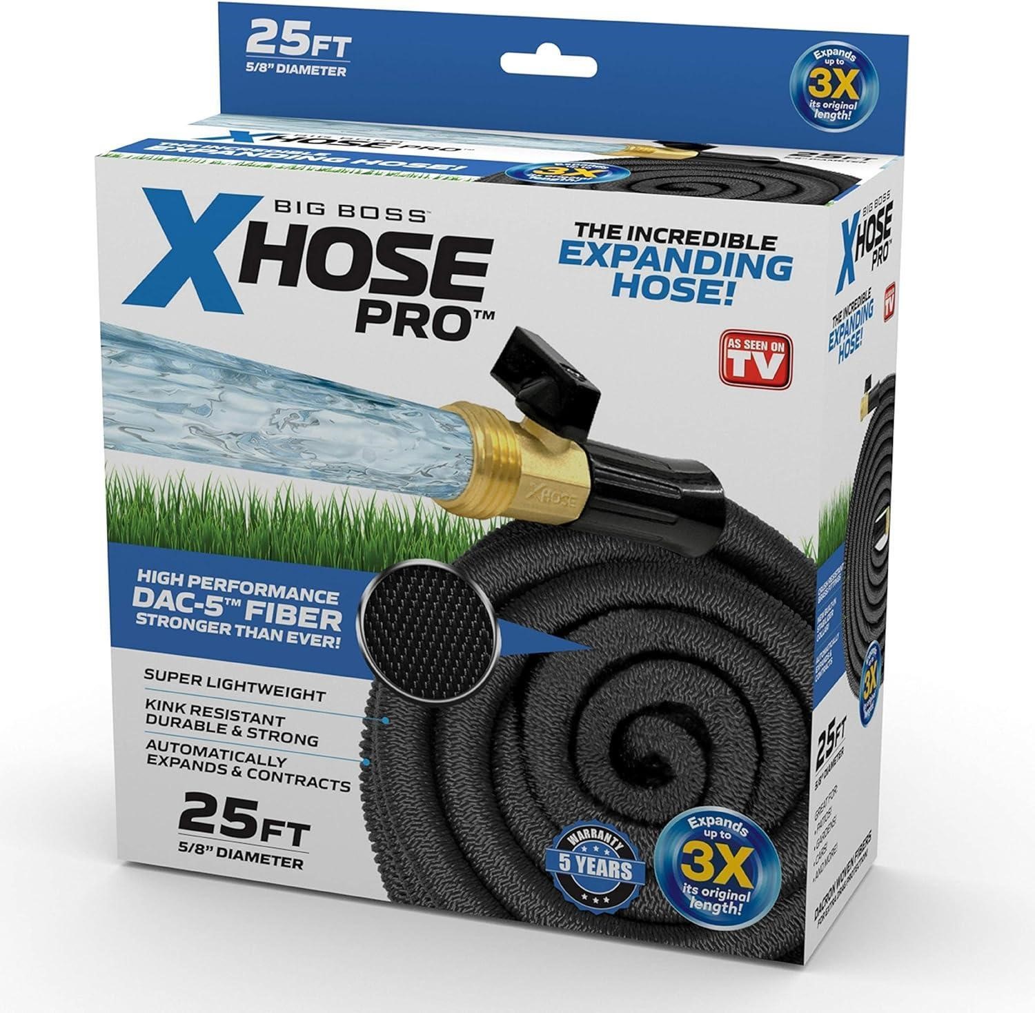 USED-X-Hose Pro Expandable Garden Hose 25Ft