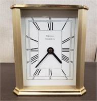 Tiffany & Co. Portfolio Desk Clock.