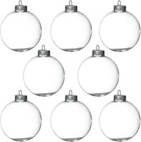 12Pcs 3.15 DIY Glass Ornaments