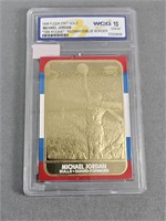 1998 Fleer 23k Gold Plated Michael Jordan Card