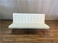 Barcelona Style Quilted White Sofa