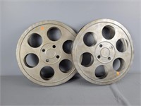 Vintage Large Format 18" Diameter Movie Reels