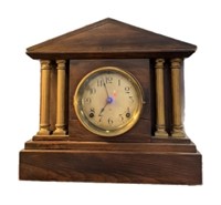 Vintage Antonia Clock Mfg New York USA w’ Key &
