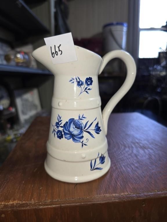 Lord Nelson Pottery Pitcher w/Floral Design