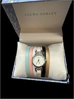 Laura Ashley Watch w’ 5 Bands-Keeping Time