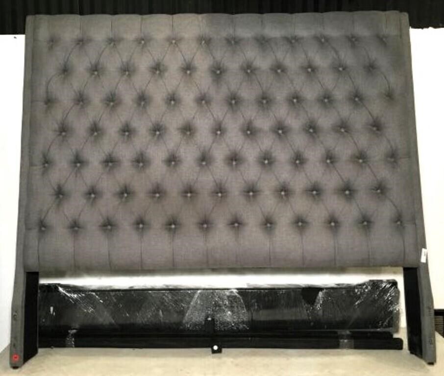 King Size Tufted Padded Bed Frame