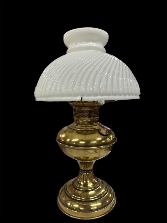 Converted Oil Lamp (See 2nd Photo-Sm Chip)