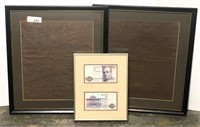 Framed Copies of Declaration of Independence,