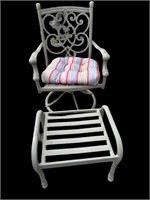 Estate Patio Chair & Ottoman