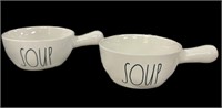 (2) RAE DUNN SOUP Bowls