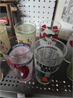 Lot of 4 Kentucky Derby Glasses Years are
