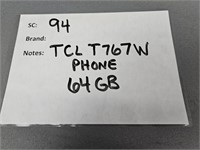 Tcl T767w 64gb Cell Phone - Factory Reset