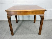 Henredon Solid Mahogany Side Table