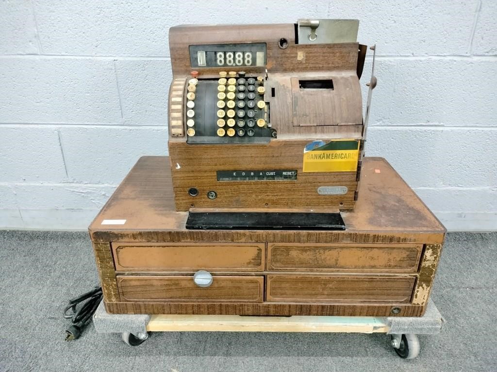 Vintage Ncr Circa 1953 Electric Cash Register