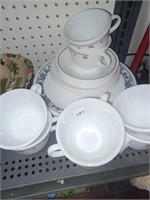 Lot of Corelle and Corning Ware Dishes