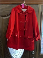 Red Vintage Ladies Coat