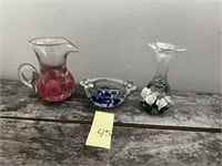 Joe Rice & St. Clair Blown Glass Pieces