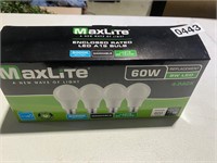 3 MaxLite LED A19 Bulbs