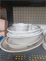 Lot of Various Dishes- Platter, Creamer, and More