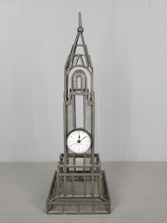 Seth Thomas 19" Tall Metal Clock