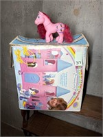 Vintage My Little Pony Castle & Pony's