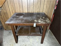 Vintage Brown Wooden Table