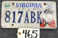 Virginia Patriot License Plate