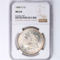 1888-O Morgan Dollar NGC MS64