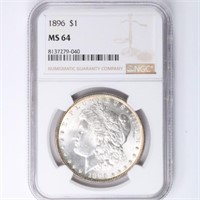 1896 Morgan Dollar NGC MS64
