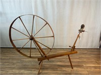 Antique Early American Spinning Wheel