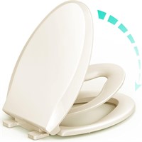 SEALED-Elongated Toilet Seat, 18.5inch