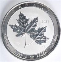 2021 Silver 2oz Canadian Twin Maple